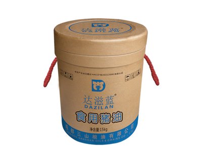 达滋蓝食用猪油 15kg纸桶